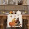 Fall Table Runner Pumpkins Cat Maple Leaf Autumn Harvest Seasonal Thanksgiving Decorations for Home Kitchen Dining Room Party Decor 13 x 90 Inch